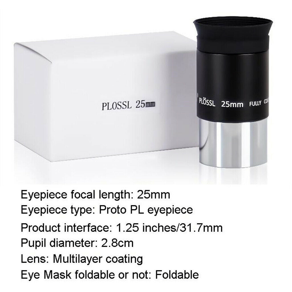 Telescope Eyepiece Multi Coated Telescopes Lens Telescope Accessory with Len