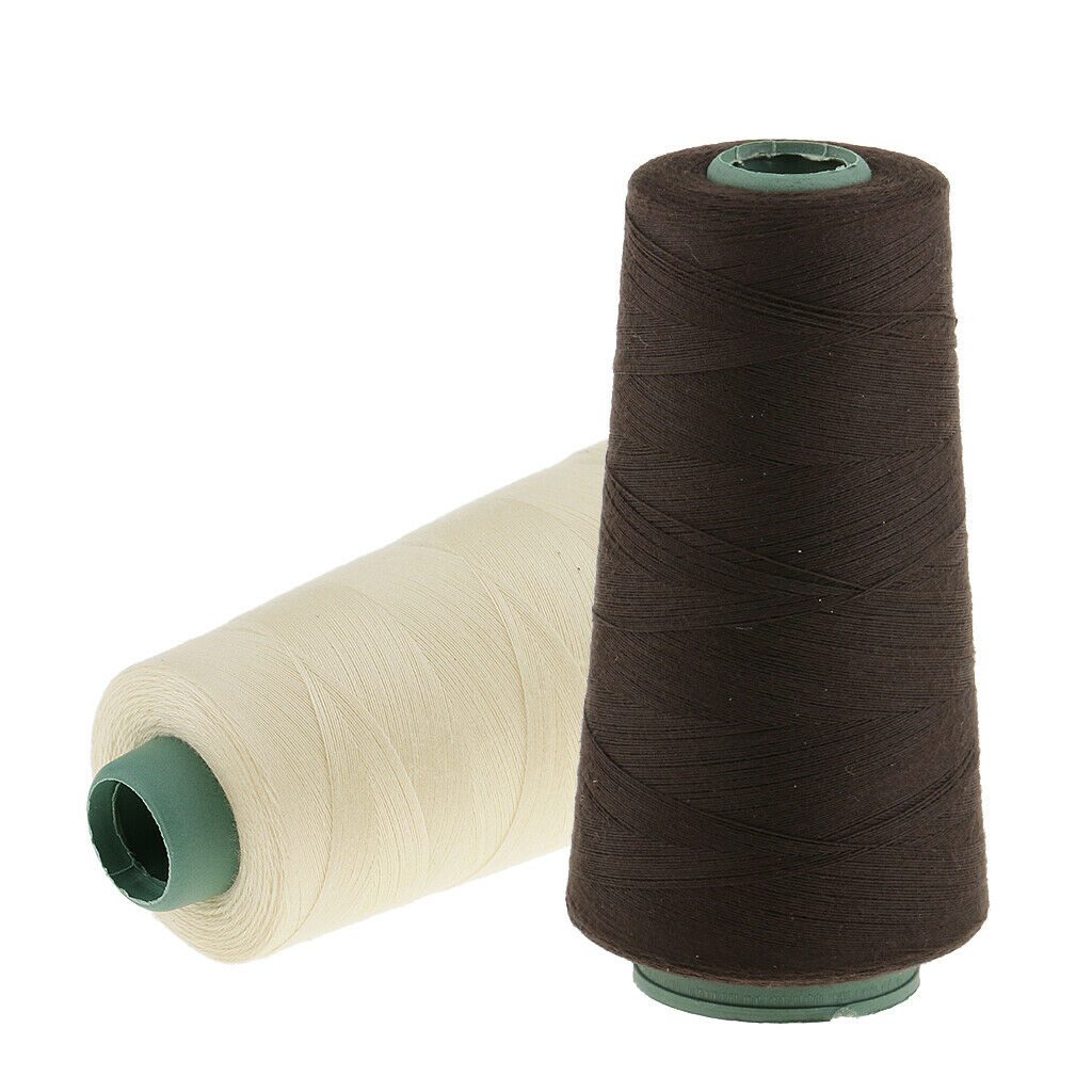 2pcs Hair Weaving Sewing Decor Thread for Wig Weft Hair Extensions Dreadlock