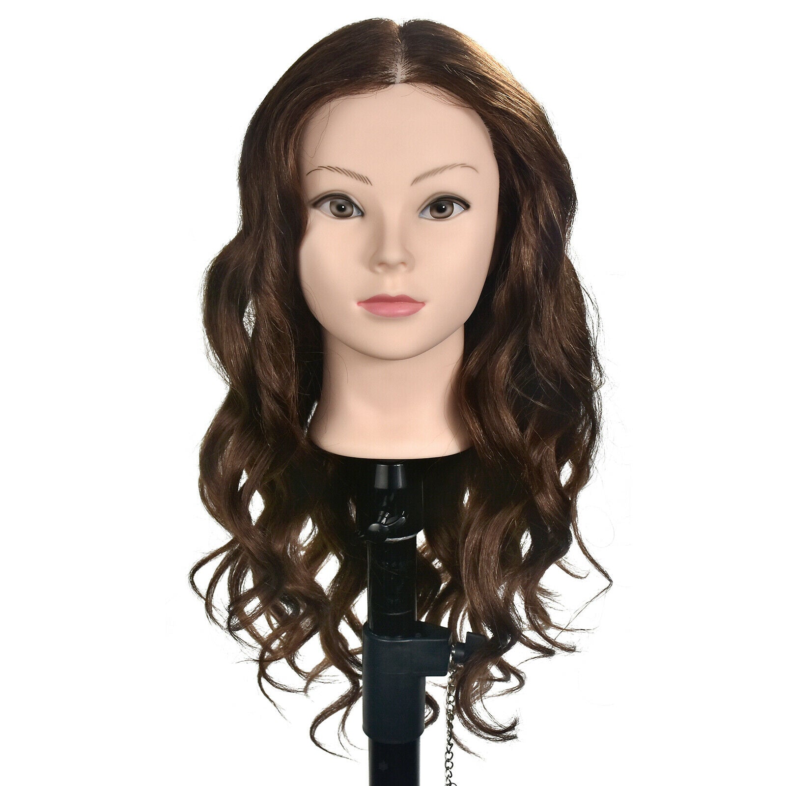 20 '' Long Hair Practical Hairdressing Training Head Cosmetology Mannequ