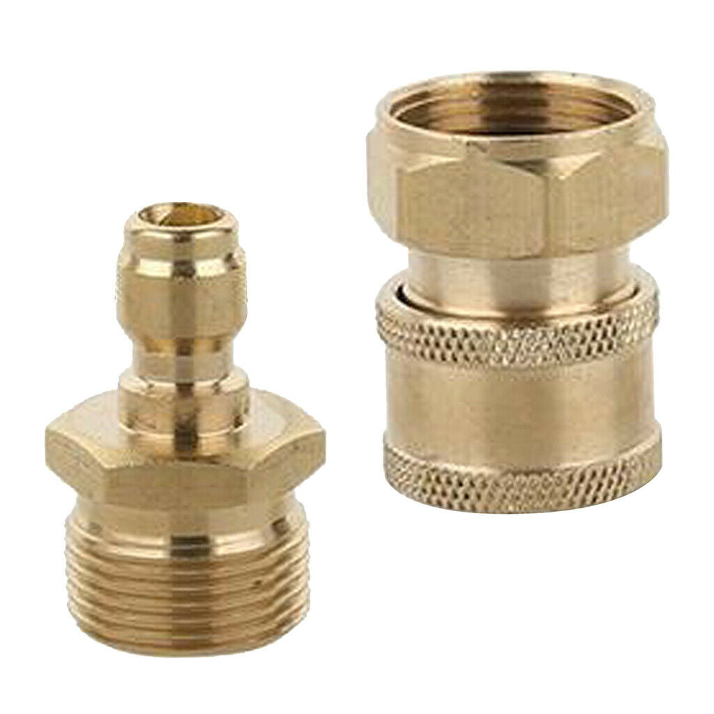2 Pieces M22 Male And M22 Female Quick Coupling Garden Hose Adapter for