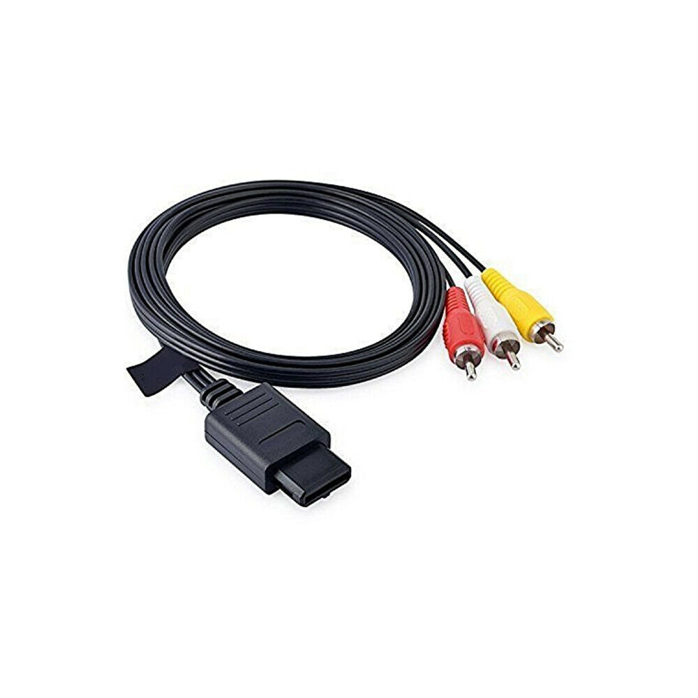 For SNES Nintendo N64 GameCube RCA AV Composite Cable Adapter Audio TV Video