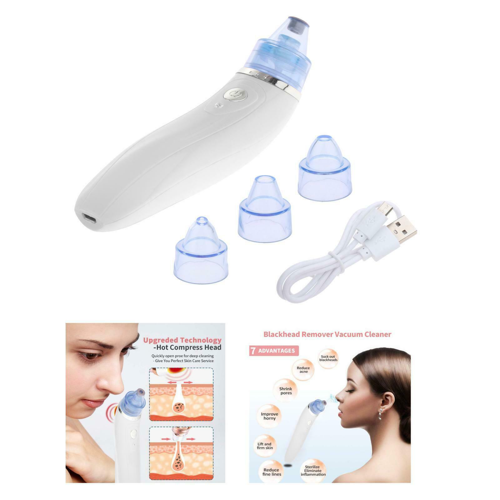 Electric Blackhead Remover Pore Vacuum Suction Facial Clean Skin Care