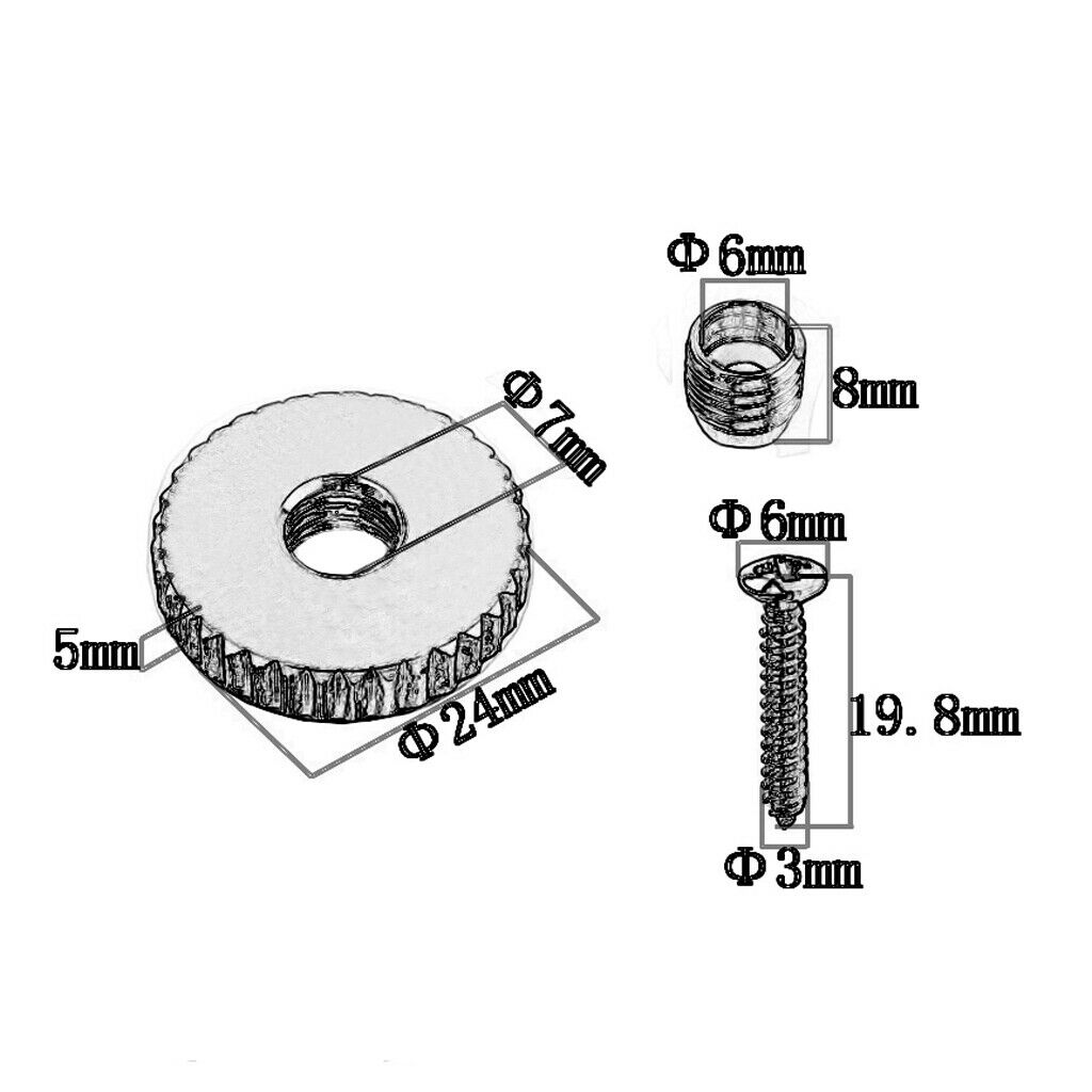 1pc Aluminum Alloy Strap Lock Button For Acoustic Electric Guitar Accessory -