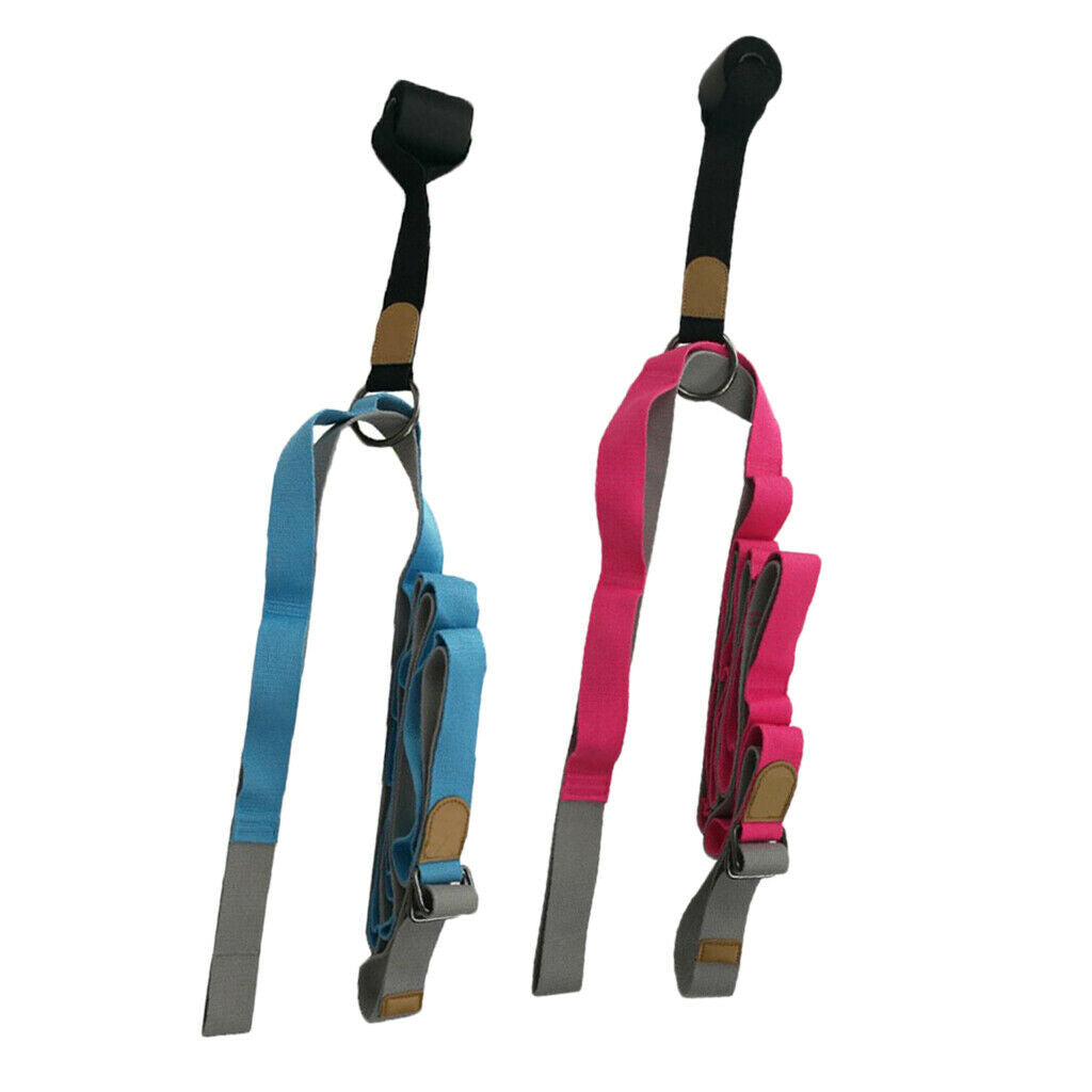 2x Leg Stretcher Yoga Dance Strap Legs Out Balance Belt Bands Home Trainer