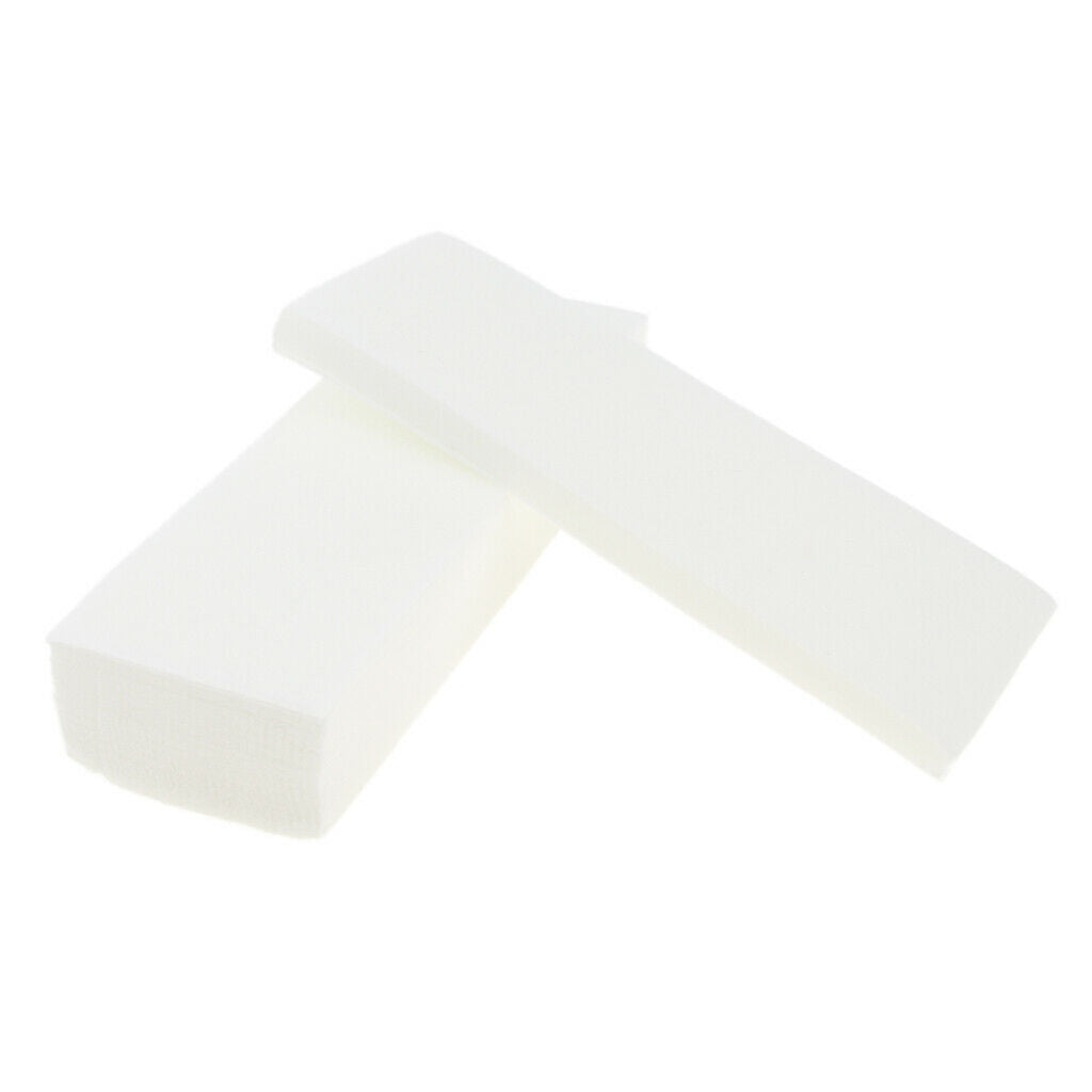 100Pcs Disposable Wax Strip Epilating Tape Depilatory Paper Nonwoven Wax Strip