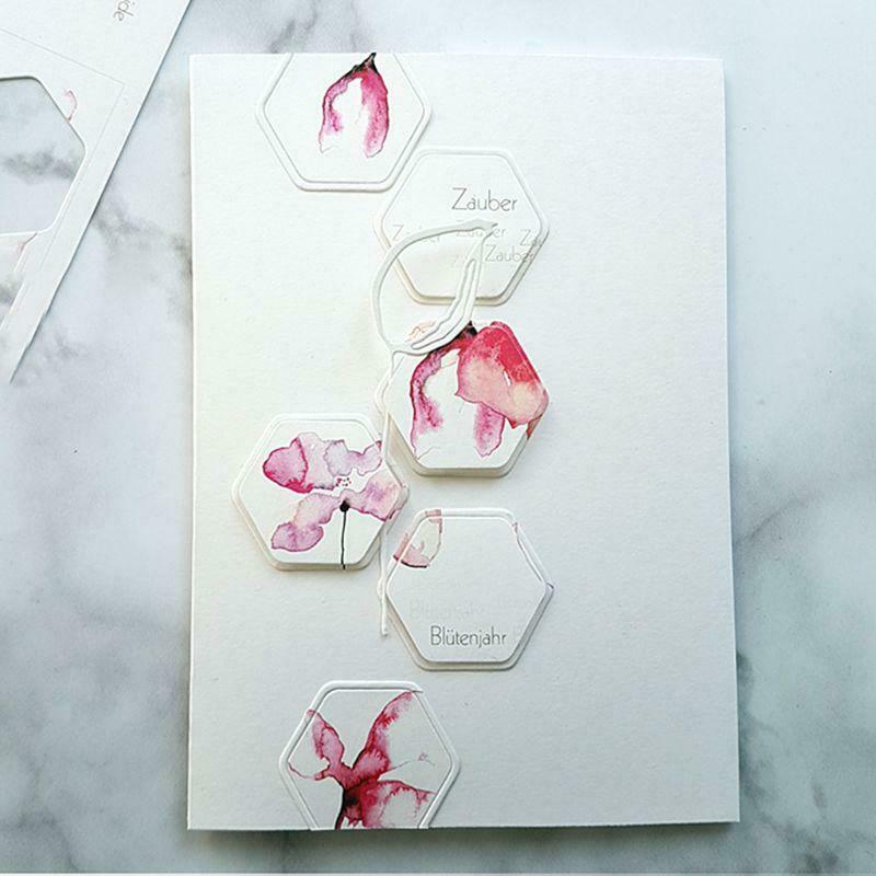 Polygon Frame Metal Cutting Dies Stencil DIY Scrapbooking Album Stamp Paper Card