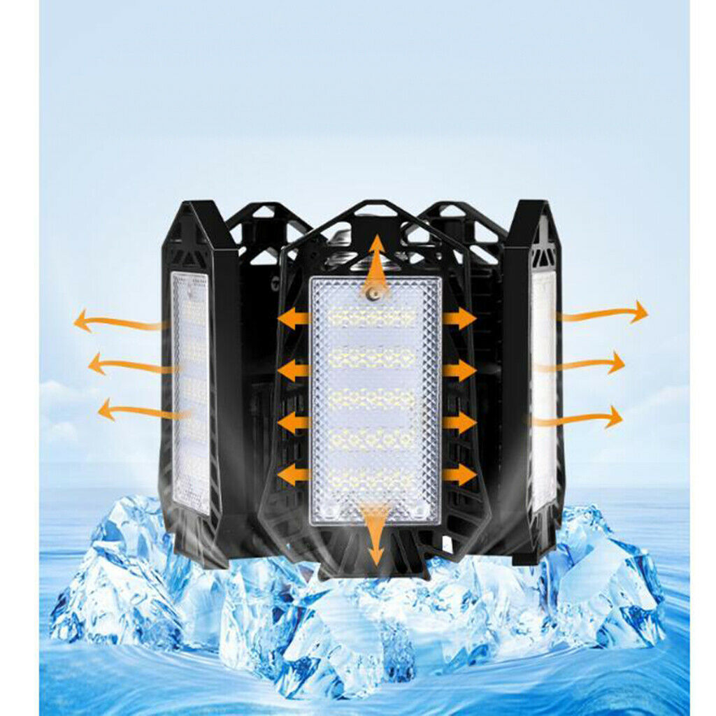 LED Garage Lights 80W Deformable Garage Ceiling Lights Fixture Lamp Basement