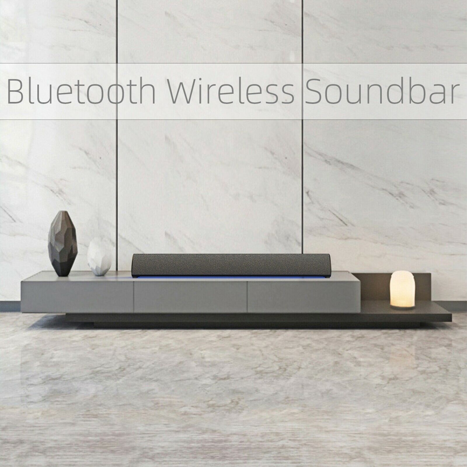 Sound Bar with Built-in Subwoofer Bluetooth 5.0 Speaker Soundbar for TV