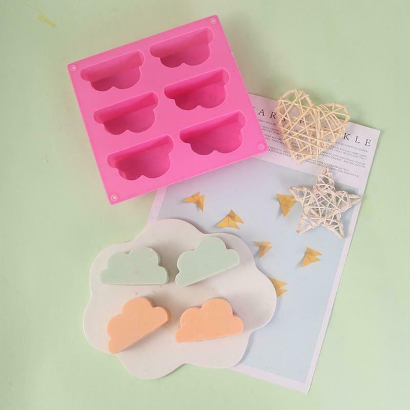 Cloud Shape Silicone Baking Mousse Mold Cake Form Soap Moulds Gifts for Children