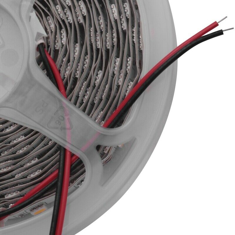 5M 300 Warm White LED 5050 SMD Flexible Light Lamp Strip 12V DC Home Club F4D4D4