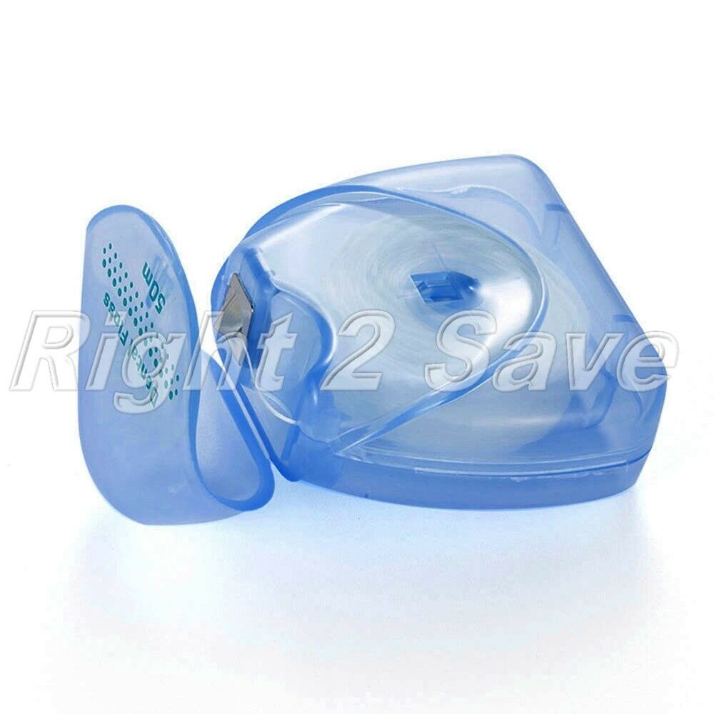 50m Dental Flosser Floss Spool Wax Mint Toothpick Dental Care Oral Hygiene