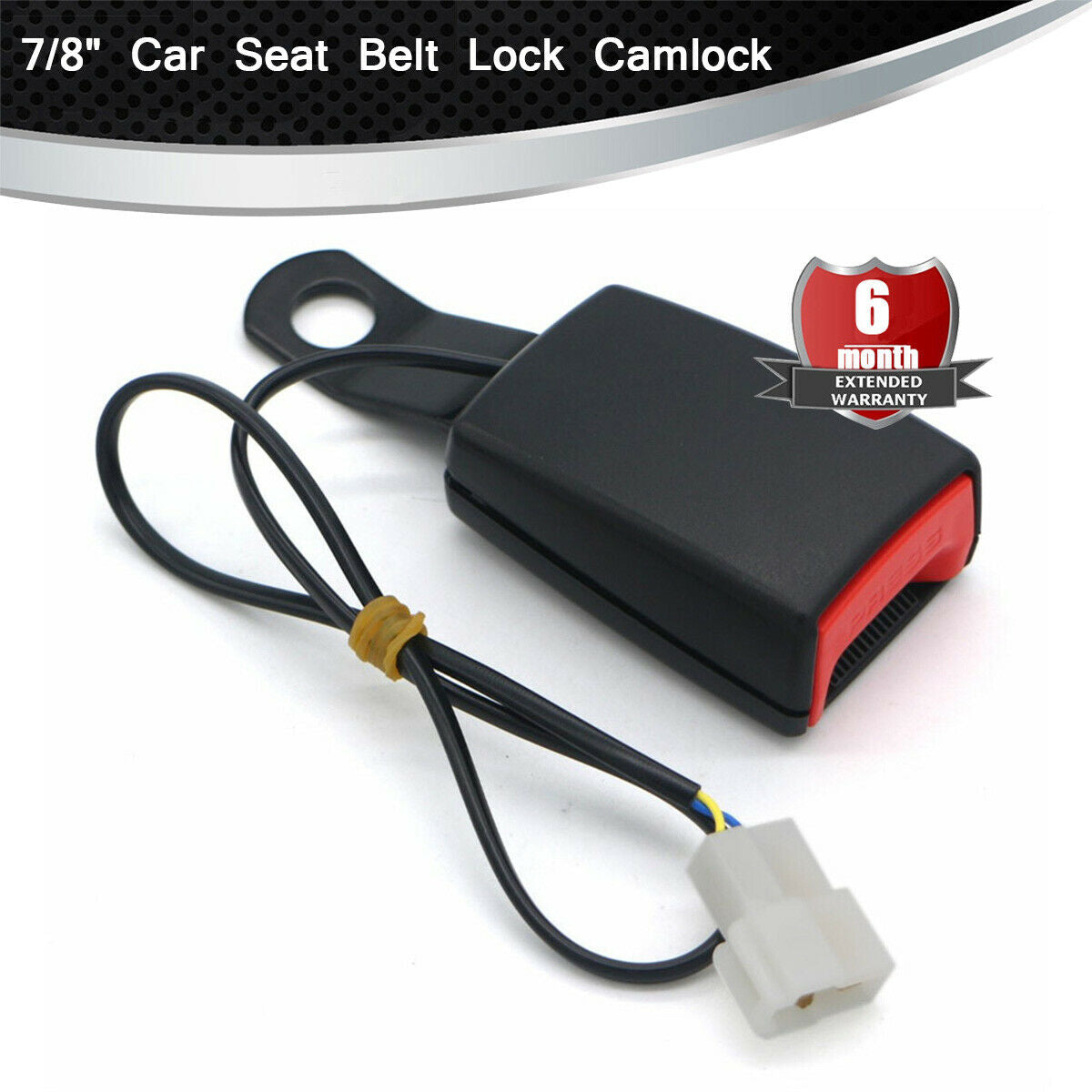 Universal 7/8"  Car Safety Front Seat Belt Buckle Alarm Socket Plug Connector