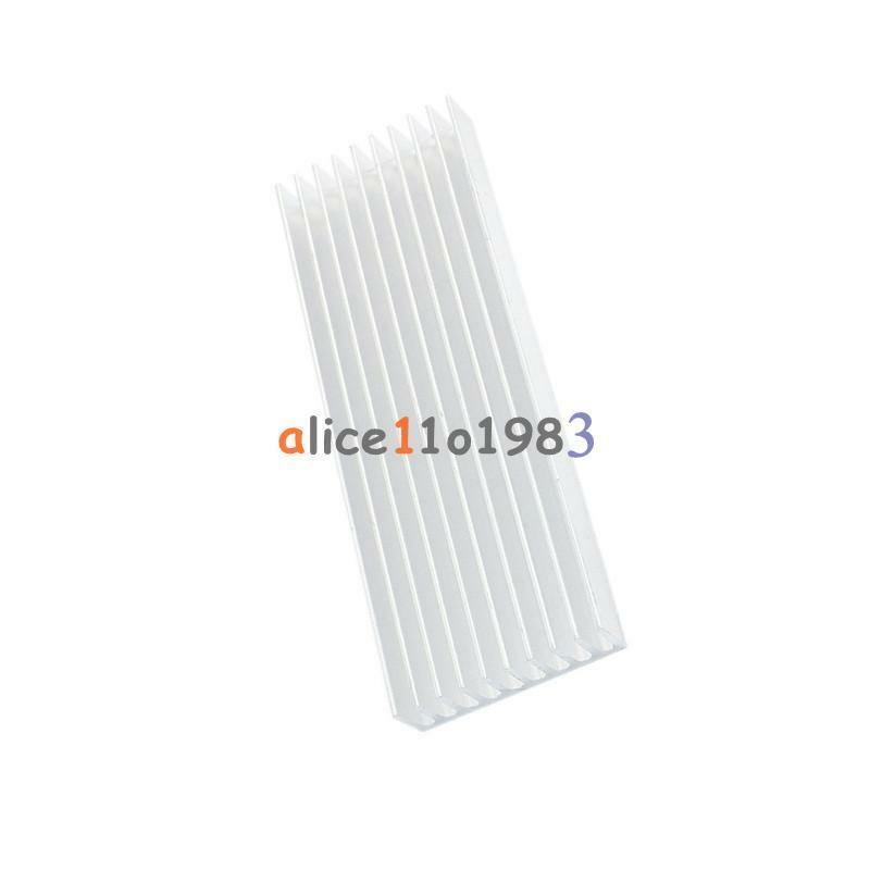 100*35*10mm Aluminum heatsink Heat Sink Chip for IC LED Power Transistor