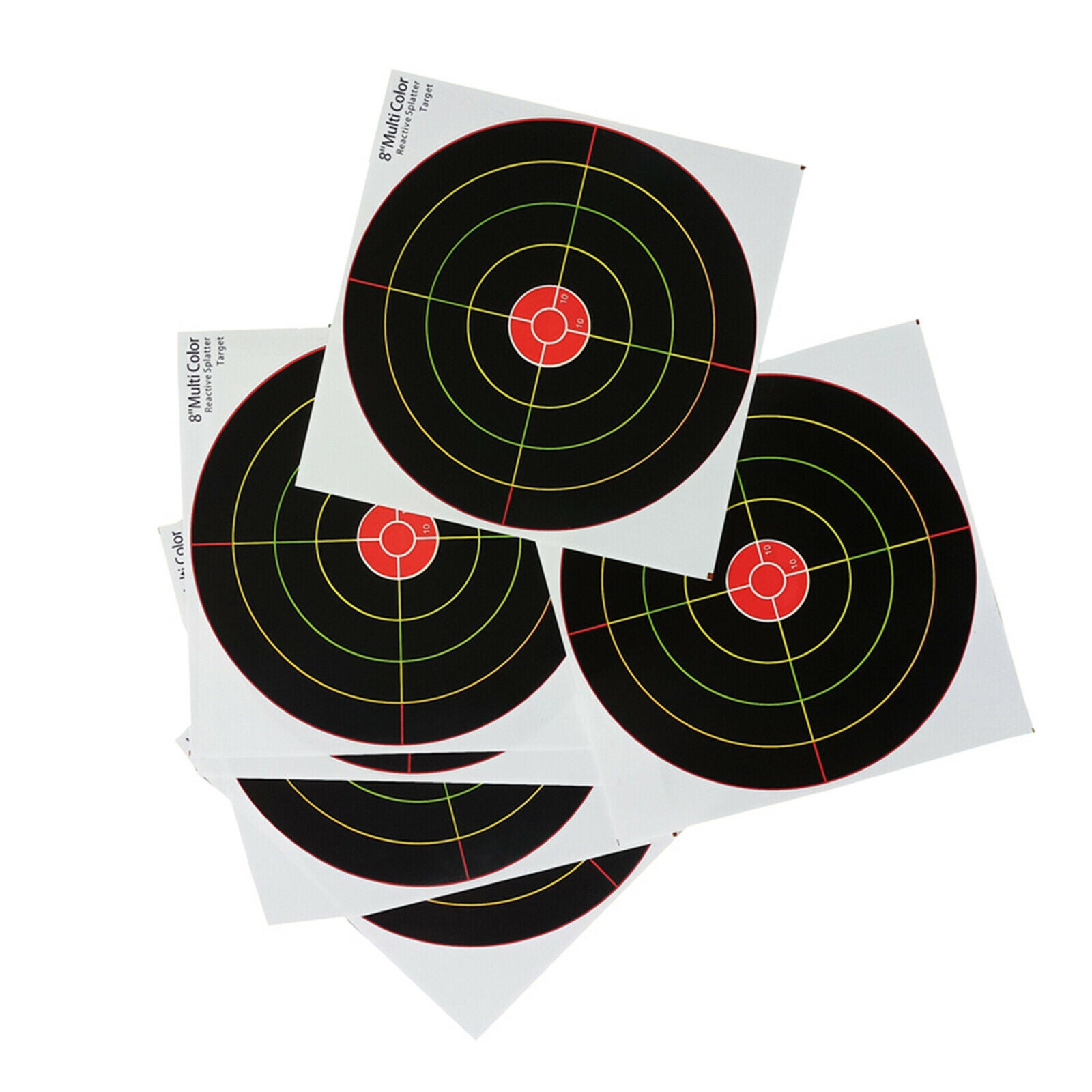 8'' Shooting  Self-adhesive Targets Paper Archery Accessories