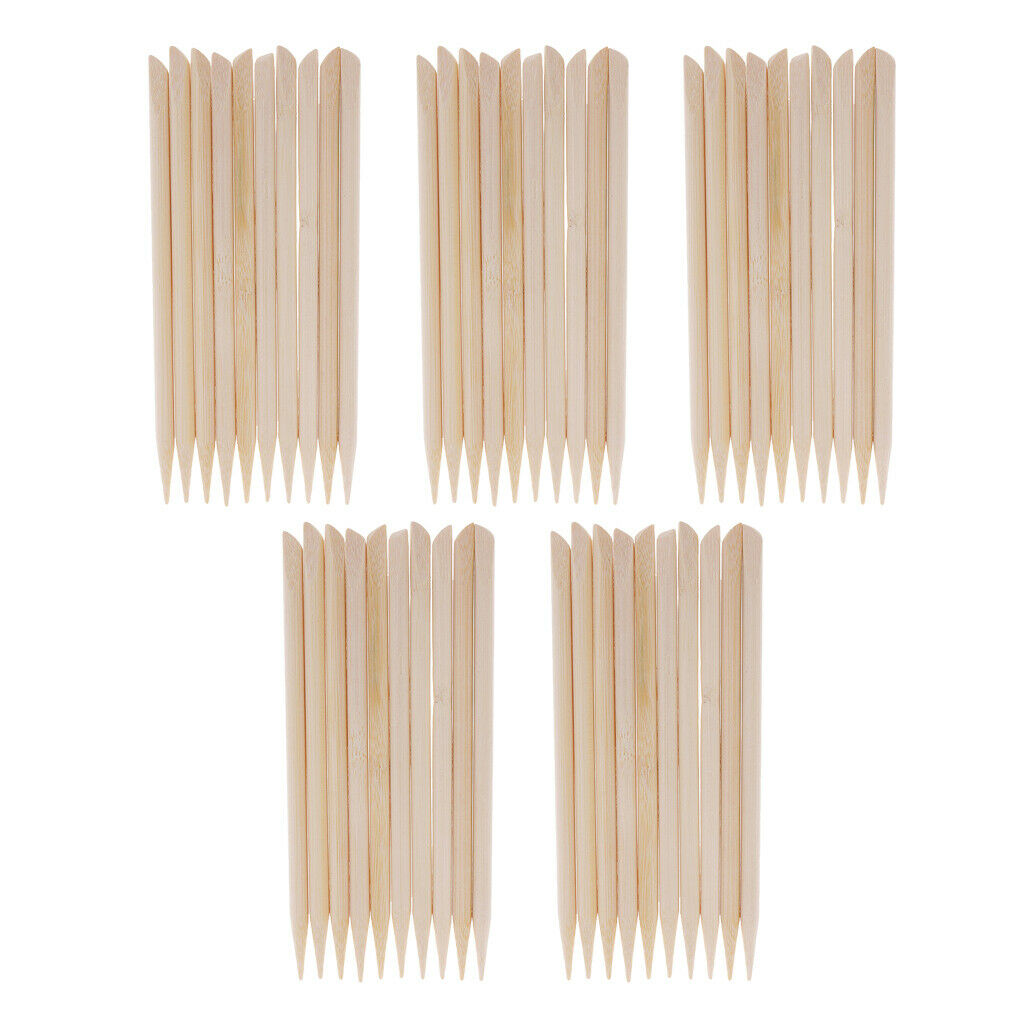 50Set Wooden Stylus Artist Brush Tool Supplies for Scratch Art Surfaces