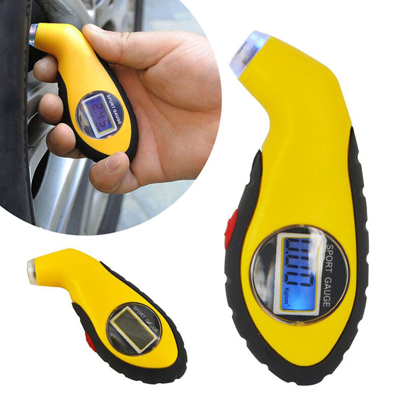 Digital Tire Pressure Gauge Car Bike Truck Auto Air PSI Meter Tester Tyre Gauge