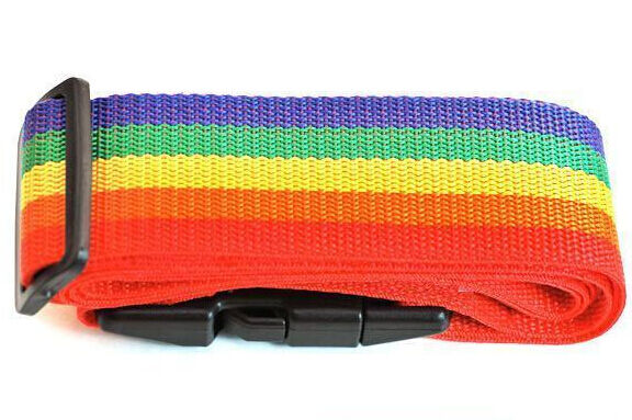 2M Travel Luggage Suitcase Strap Rainbow Baggage Backpack Belt Password L.l8