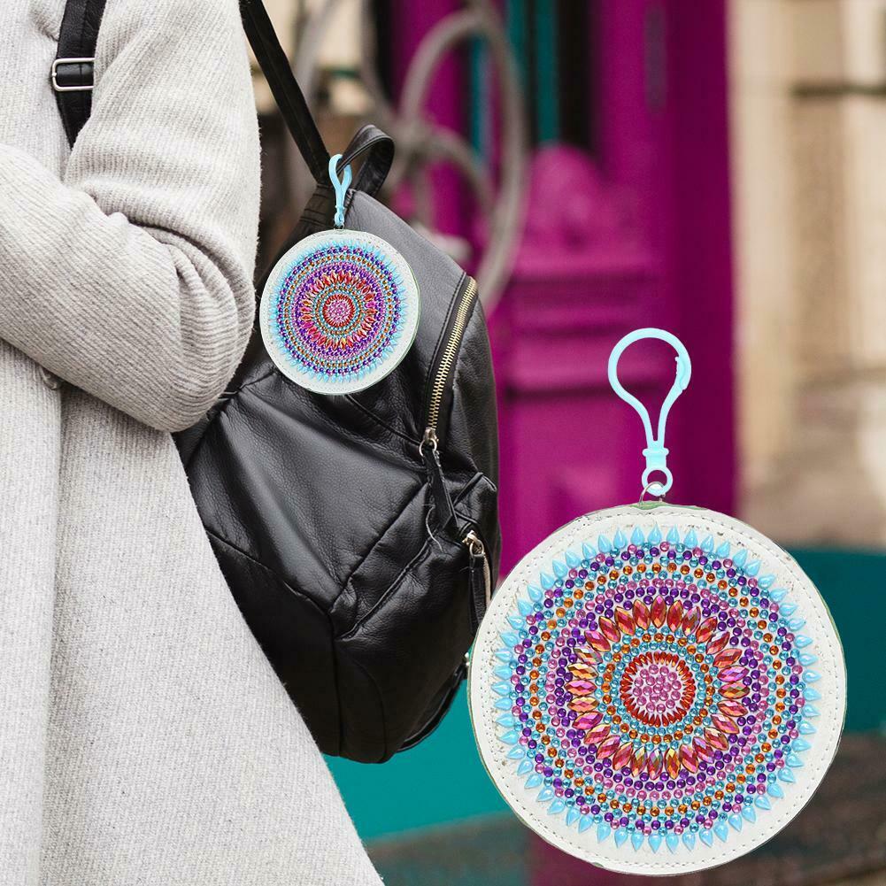 DIY Special Shaped Diamond Painting Mandala Wallet Embroidery Coin Purse @