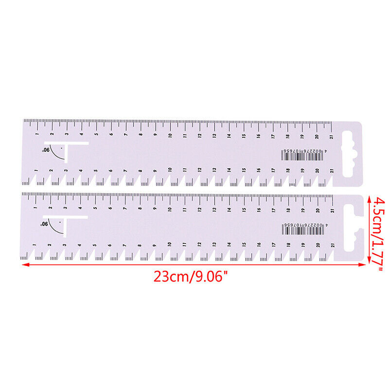 1PC DIY Sewing Patchwork Ruler Ultrathin Soft 21cm Quilting Sewing TY1