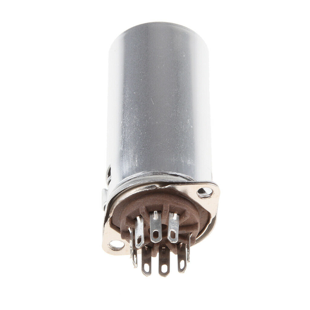 5x 9Pin Vacuum Tube Socket w/ Aluminum Shield for 12AX7 12AU7 E88CC 6922 6n1