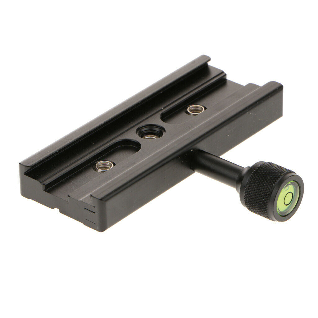 2X QR-120 Clamp Adapter Quick Release Plate 1/4 3/8 Tripod 120mm fit for Arca