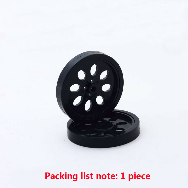 1PCS 70mm T25 Rubber Wheels Match 360 Degree Servo Wheels Parts For DIY Robot