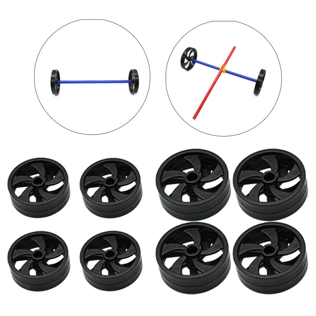 8x Builder Wheels STEM Construction Engineering Motor-Skill Building Gift
