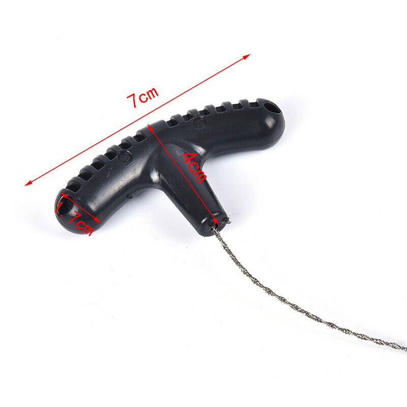 Camping Hiking Pocket Saw Wire Emergency Survive Tool Stainless Steel Wir.l8
