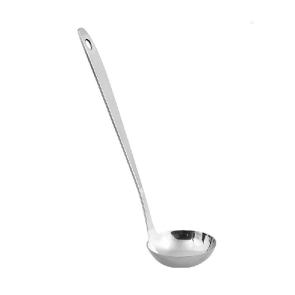 2 x Stainless Steel Cooking Soup Handle Spoon Hot Pot Skimmer Colander Filter