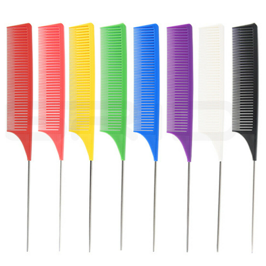 Fine-tooth One-way Weave Highlighting Foiling Hair Comb Dyeing Pin Tail