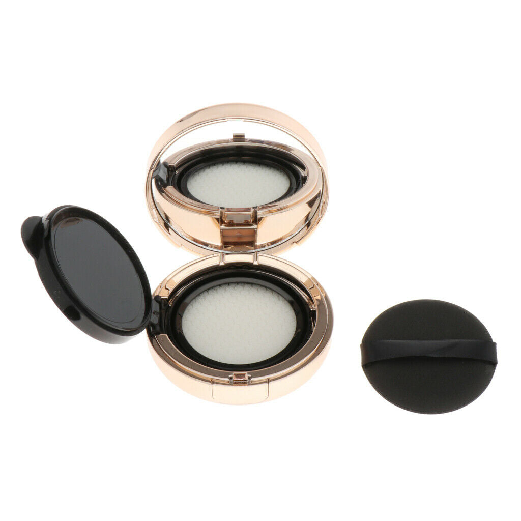 Glittering Pink Empty Air Cushion Puff Case