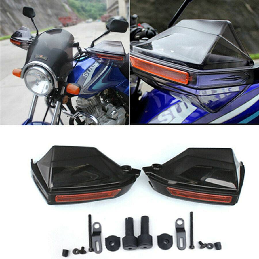 1 Pair 7/8" Motorcycle Motocross ATV Scooter Handlebar Handguard Gear Windshield