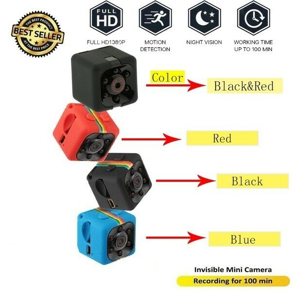 4x Mini DVR Camera Full HD Car   Cam 120° IR Night Vision Video Recorder