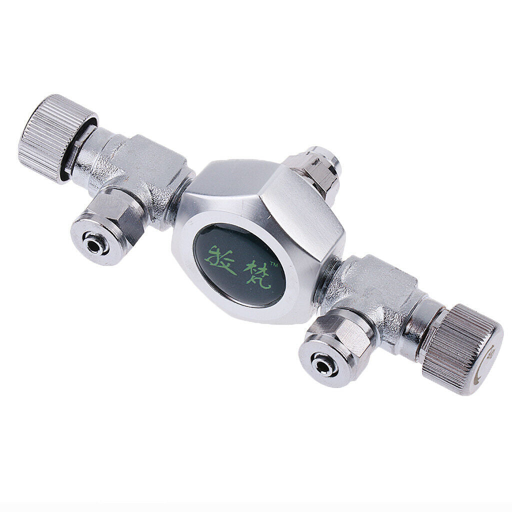 Aquarium Carbon Dioxide Multi Way CO2 Splitter Regulator Check Valve 2 Way