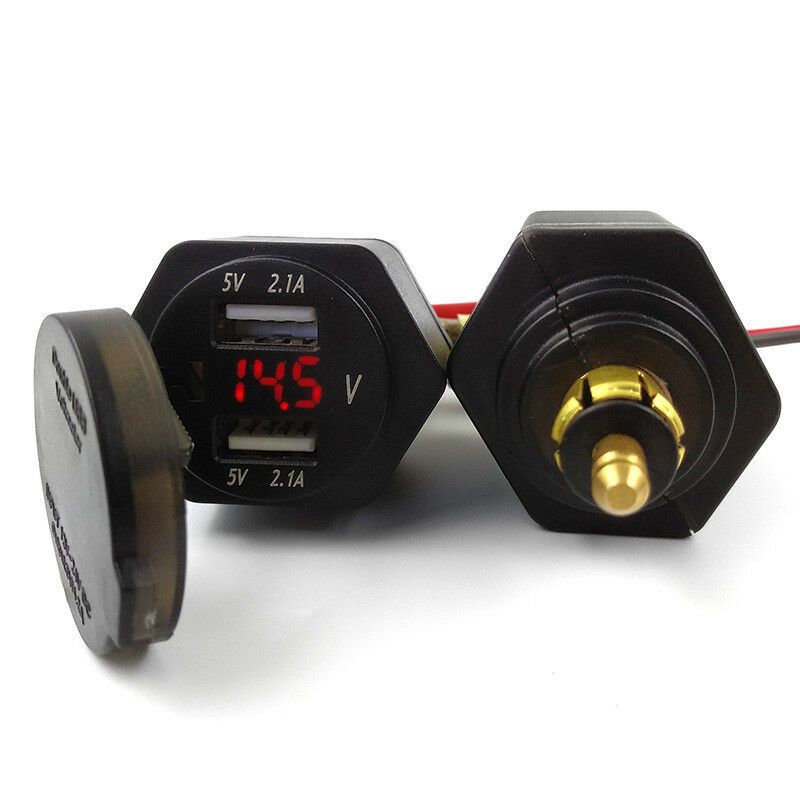 Motorcycle Socket Dual USB Adapter For BMW F800GS F650GS F700GS R1200GS R1200RT