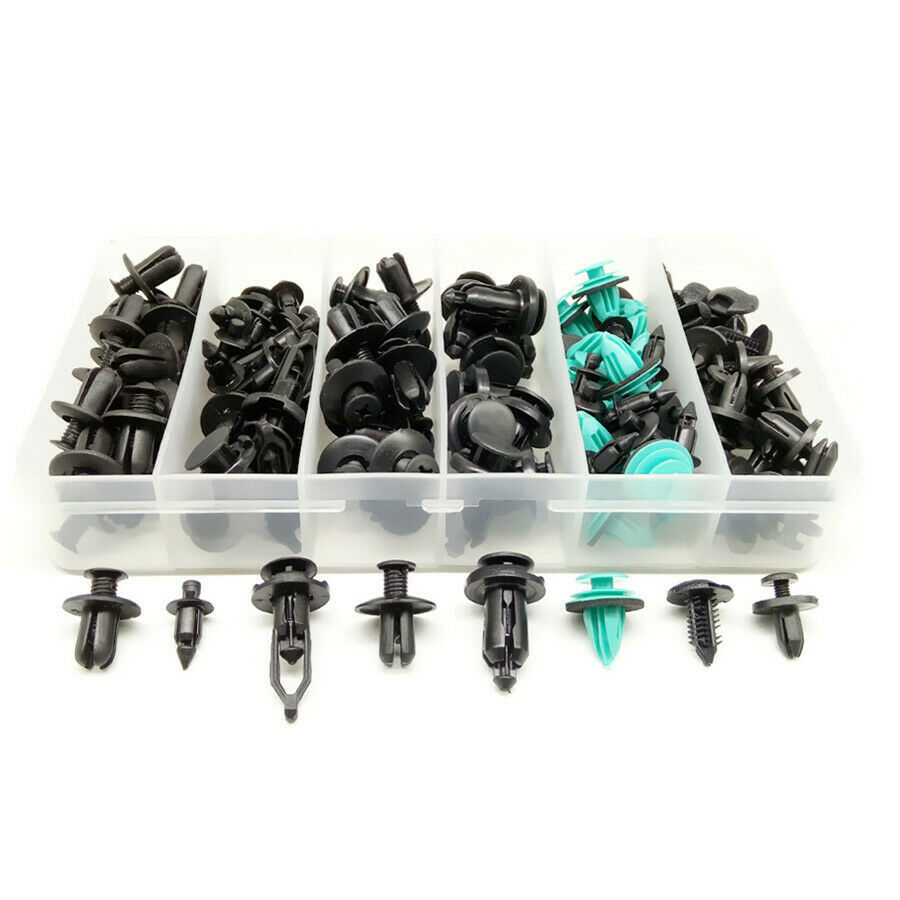120pc for All Cars Clip trim Car Body Fender Bumper Retainer Fastener Assortment