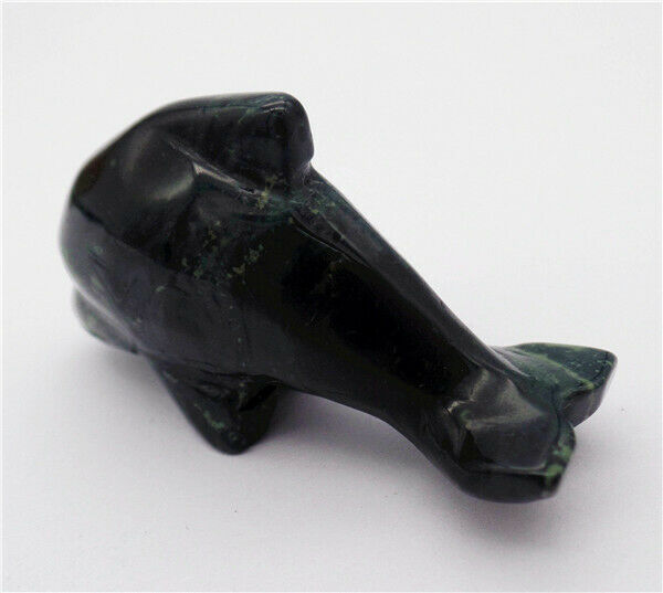 50x28x15mm Kambaba Nebula Jasper Carved Dolphin Statue Healing Decoration HH8134