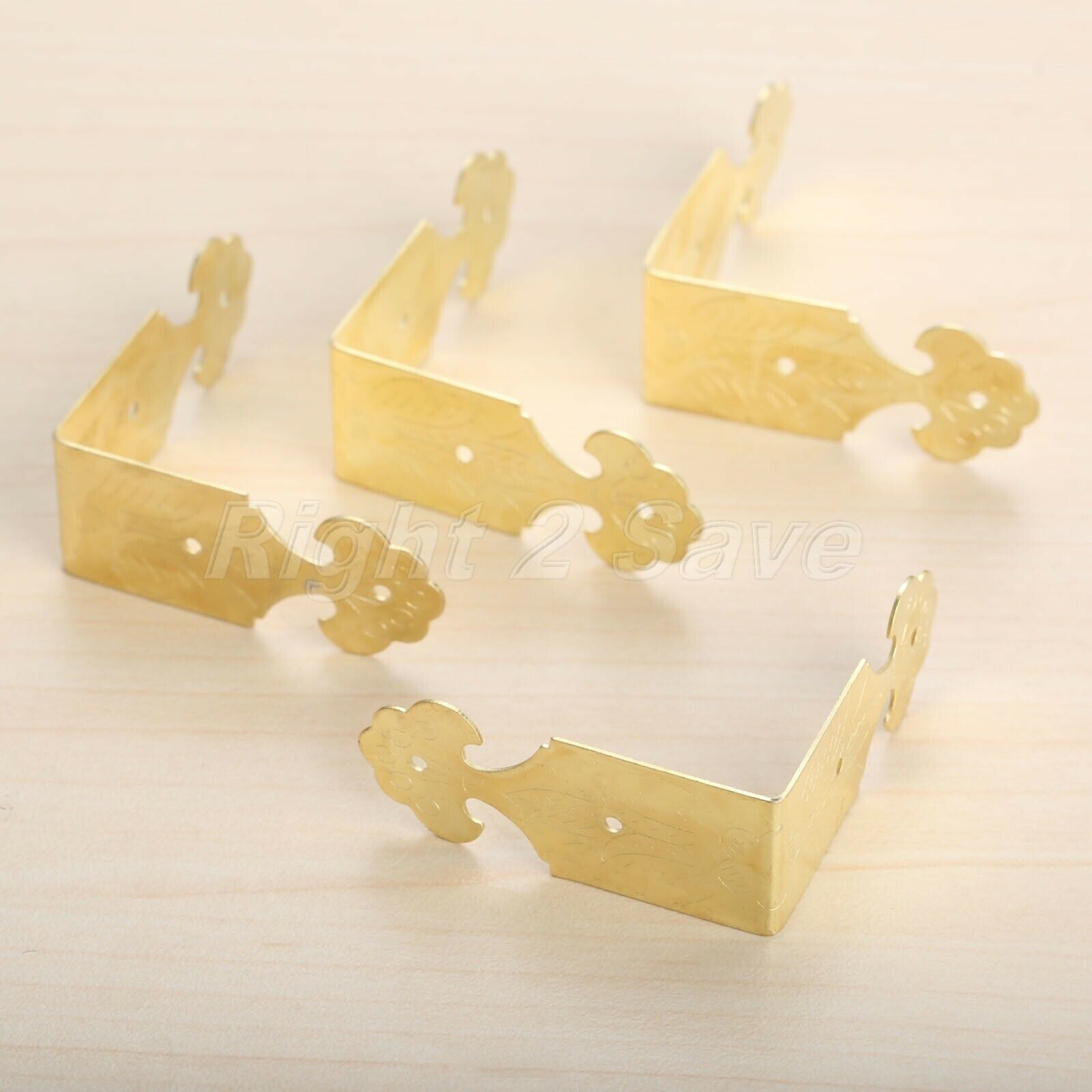 46mm*22mm Zinc Alloy Corner Decorative Protectors Desk Jewelry Box Corner Guards