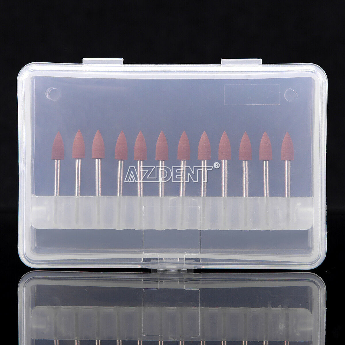 10X 12pcs/kit Dental 0413 Brownie Polishers Friction Grip FG Mini Points 1.6mm