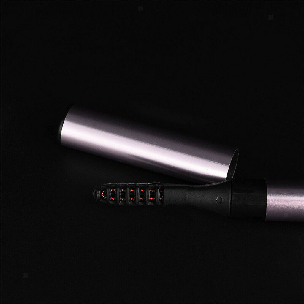Mini Aluminum Alloy Electric Eyelash Curler Battery Powered Brush With Comb