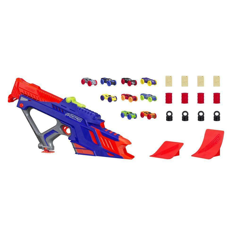 Hasbro Nerf Nitro Motofury Rapid Rally Action Stunt Car Blaster Kids Ages 5+
