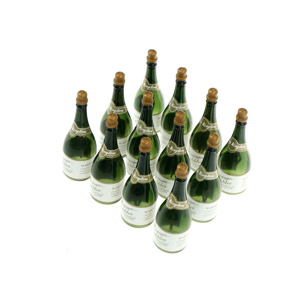 12pcs/set Champagne Bottle Bubbles Wedding Table Decoration Party Favour .l8