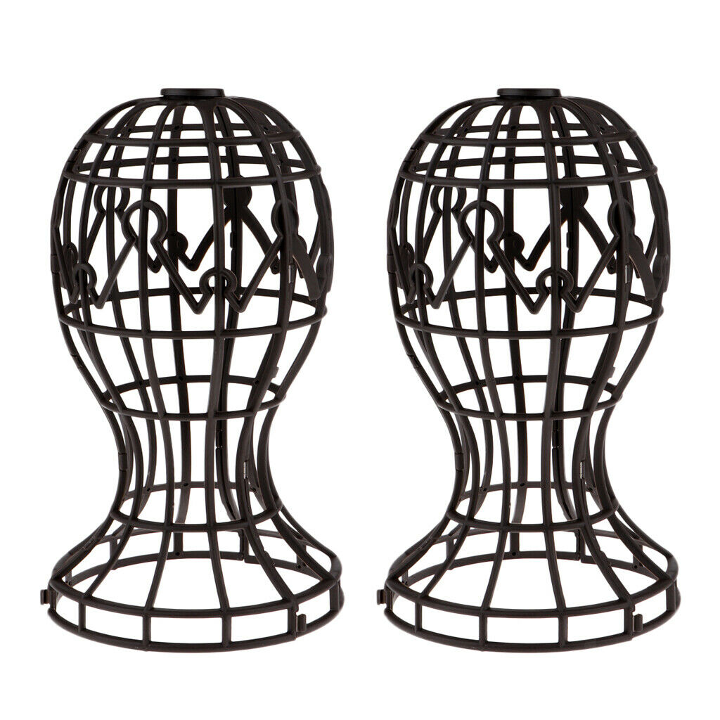 Lots 2 Foldable Wig Drying Styling Stand Rack Organizer Dryer Hanger 18''