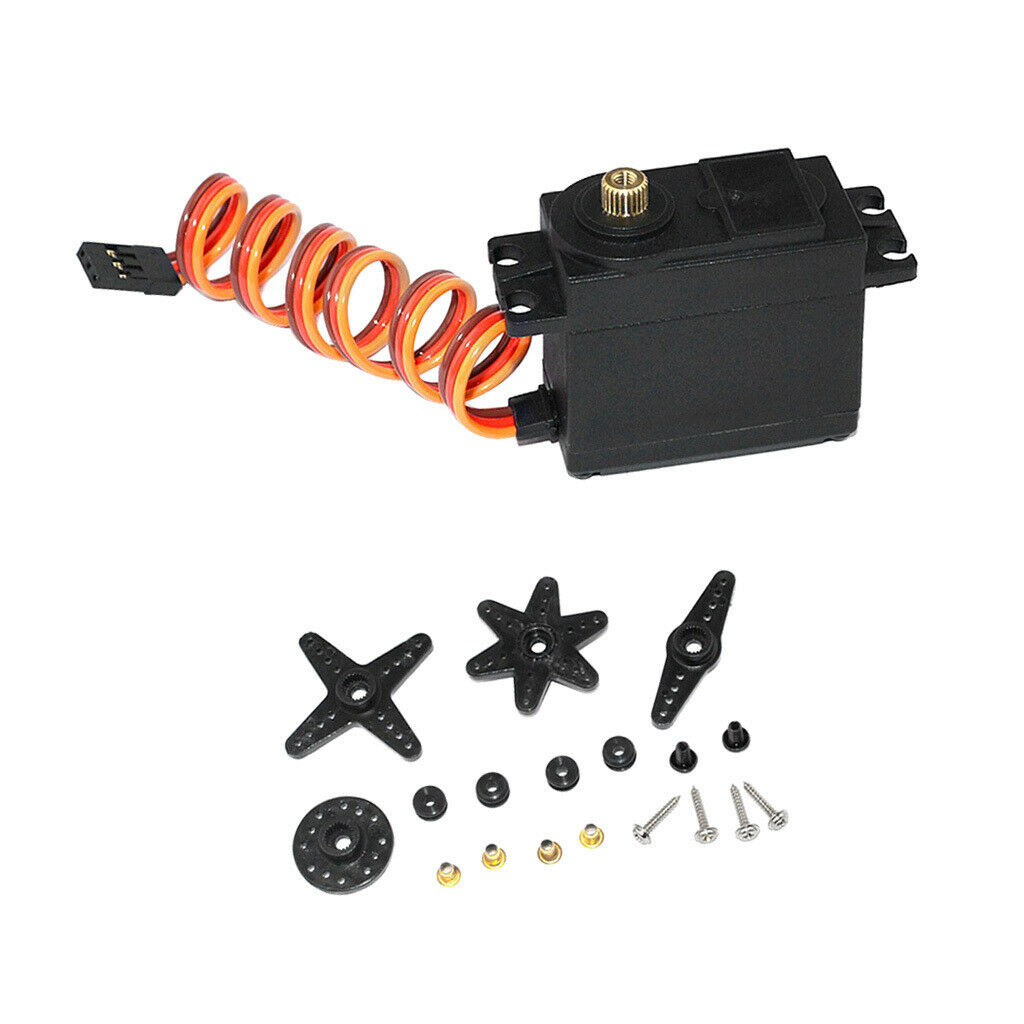 Full Waterproof Copper Gear Digital Servo 9Kg for 1/10 RC Car Boat Airplane