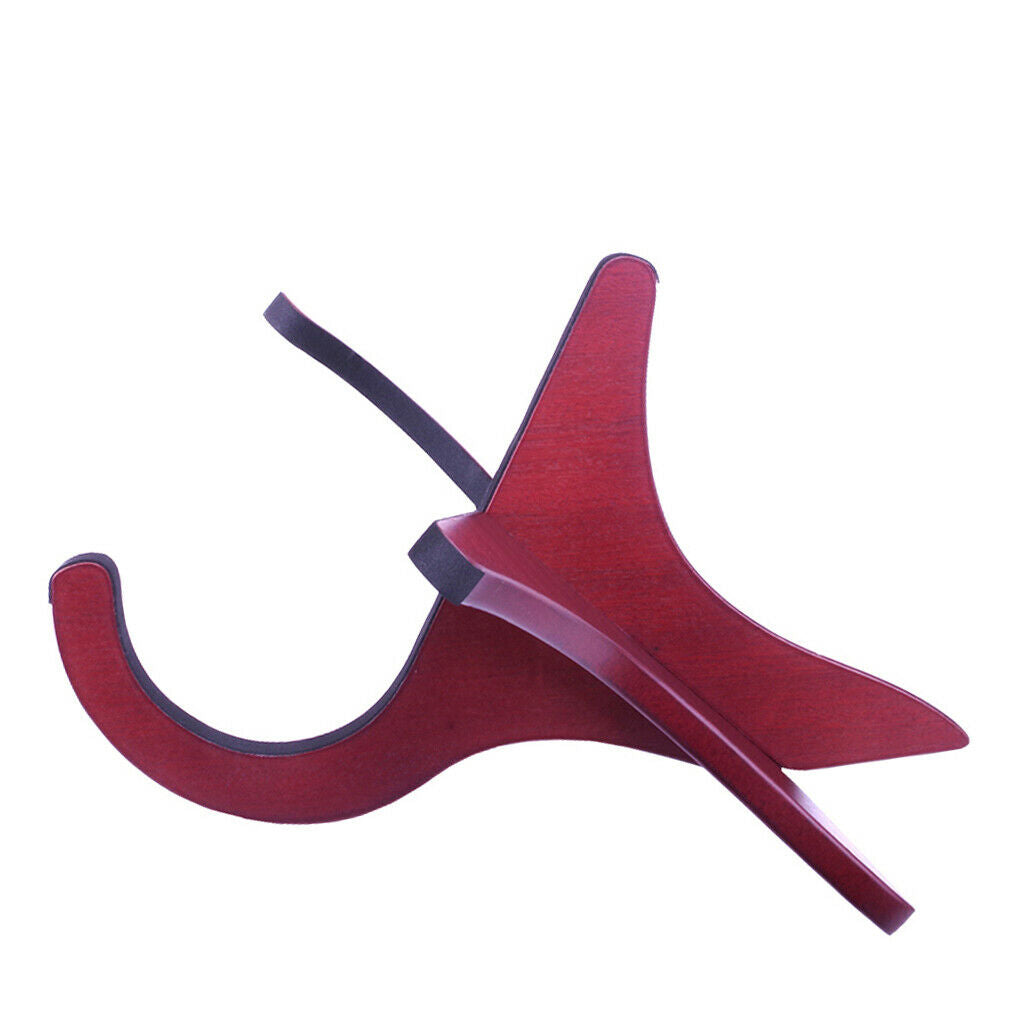 Foldable Wood Ukulele Violin Stand Support Holder Storage Display Parts