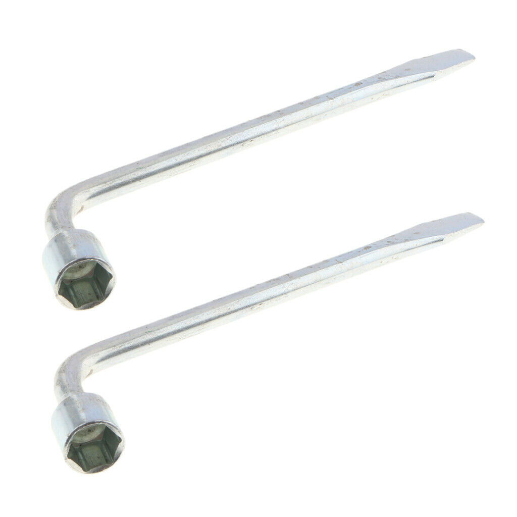 2x 21mm Wheel Lug Nut Wrench Car Truck Brace Tire Hex Key Socket Spanner