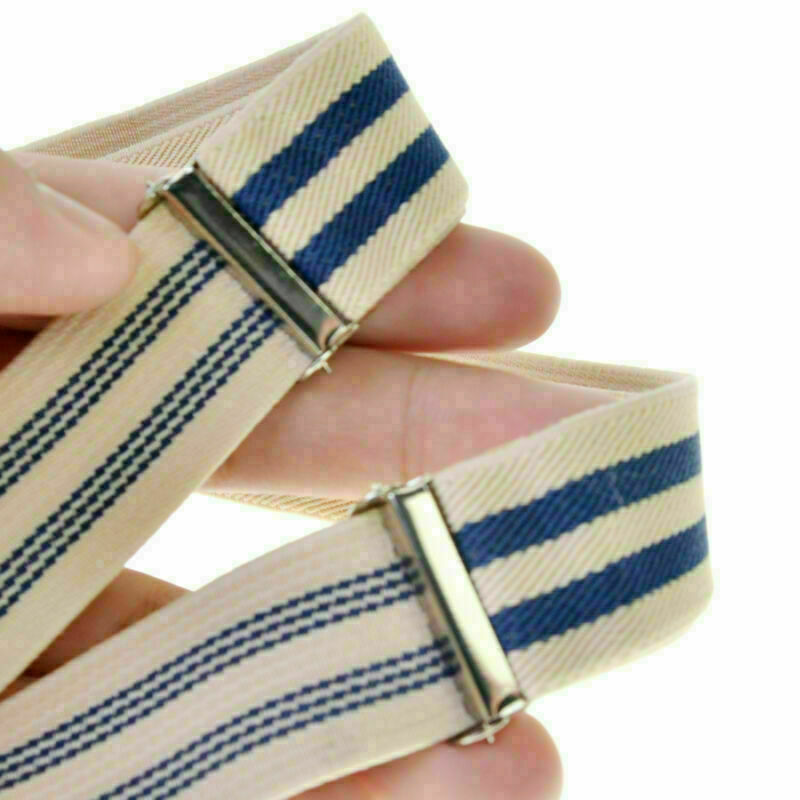Adjustable Elastic Men Women Suspenders Clip-On Braces Trouser Unisex