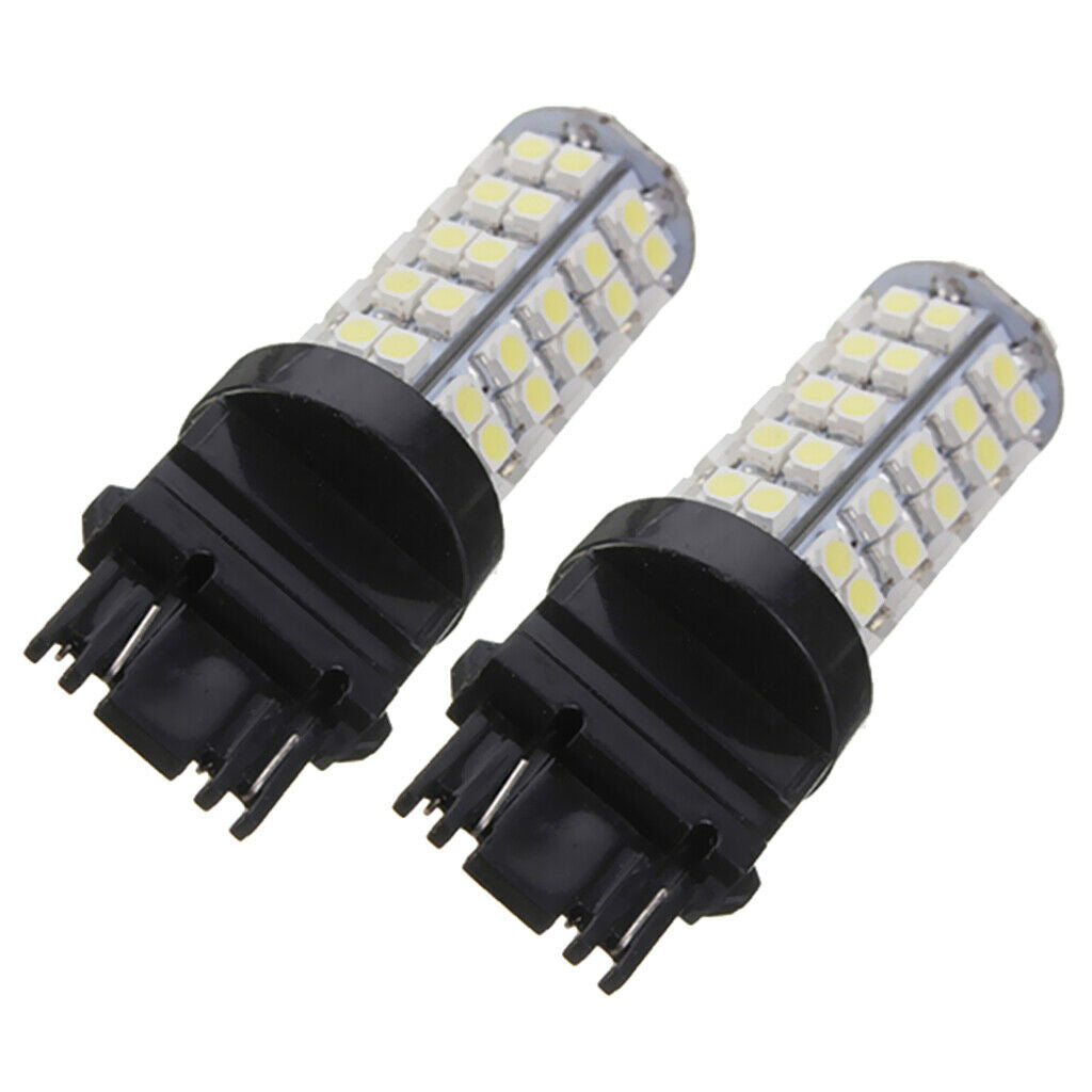 2X 3157 1210 68SMD Car Rear Fog Lamp Brake Reversing Turn Signal Light Bulbs
