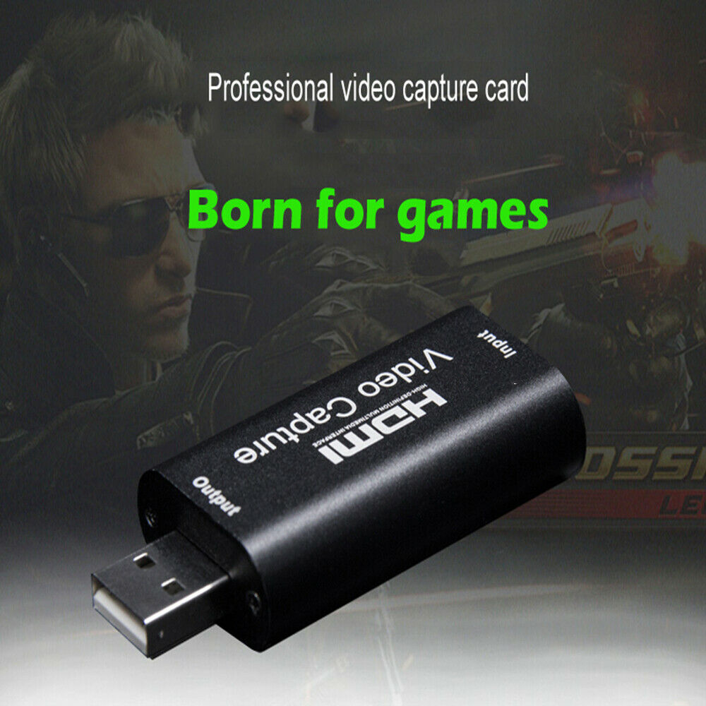 For HDMI Video Capture Card USB 2.0/1080p HD Recorder Video Live Streaming Game
