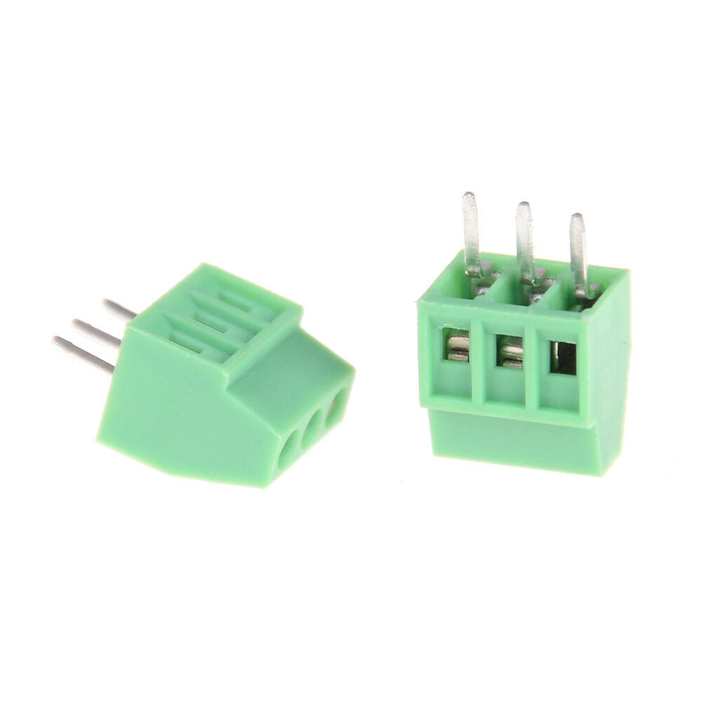 10pcs 3 Poles KF128 2.54mm PCB Universal Screw Terminal Bloc.l8